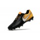 Nike Tiempo Legend VII FG 2017 Leather Soccer Cleats - Black Yellow