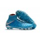 Nike Hypervenom Phantom III DF FG Tongueless Socccer Cleats - Blue White