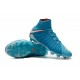 Nike Hypervenom Phantom III DF FG Tongueless Socccer Cleats - Blue White