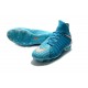 Nike Hypervenom Phantom III DF FG Tongueless Socccer Cleats - Blue White