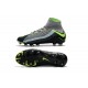 Nike Hypervenom Phantom III DF FG Tongueless Socccer Cleats - Air Max Black Grey