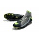 Nike Hypervenom Phantom III DF FG Tongueless Socccer Cleats - Air Max Black Grey