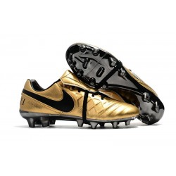 Limited Edition Nike Tiempo Totti X Roma Soccer Cleats - Gold Black