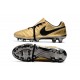 Limited Edition Nike Tiempo Totti X Roma Soccer Cleats - Gold Black