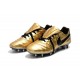 Limited Edition Nike Tiempo Totti X Roma Soccer Cleats - Gold Black