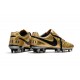 Limited Edition Nike Tiempo Totti X Roma Soccer Cleats - Gold Black