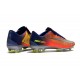 Nike Mercurial Vapor 11 FG Firm Ground Men Football Shoes Royal Blue Chrome Crimson