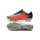 Nike Mercurial Vapor 11 FG Firm Ground Men Football Shoes Royal Blue Chrome Crimson