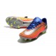 Nike Mercurial Vapor 11 FG Firm Ground Men Football Shoes Royal Blue Chrome Crimson