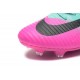 Nike Mercurial Superfly V FG Men High Top Boots Blue Pink Black