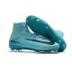 New Nike Mercurial Superfly 5 FG Firm Ground Soccer Cleats - Blue Black