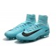 New Nike Mercurial Superfly 5 FG Firm Ground Soccer Cleats - Blue Black