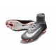 New Nike Mercurial Superfly 5 FG Firm Ground Soccer Cleats - Black Grey White