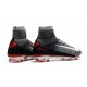 New Nike Mercurial Superfly 5 FG Firm Ground Soccer Cleats - Black Grey White