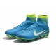 New Neymar Nike Mercurial Superfly 5 FG Firm Ground Soccer Cleats - Blue White