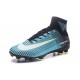 New Nike Mercurial Superfly 5 FG Firm Ground Soccer Cleats - Blue White Yellow