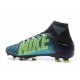 New Nike Mercurial Superfly 5 FG Firm Ground Soccer Cleats - Blue White Yellow