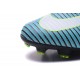 New Nike Mercurial Superfly 5 FG Firm Ground Soccer Cleats - Blue White Yellow