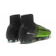 New Nike Mercurial Superfly 5 FG Firm Ground Soccer Cleats - Green Black