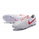 Nike Tiempo Legend VII FG 2017 Leather Soccer Cleats - White Red