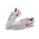 Nike Tiempo Legend VII FG 2017 Leather Soccer Cleats - White Red