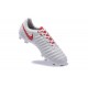 Nike Tiempo Legend VII FG 2017 Leather Soccer Cleats - White Red