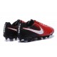 Nike Tiempo Legend VII FG 2017 Leather Soccer Cleats - Red White Black