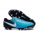 Nike Tiempo Legend VII FG 2017 Leather Soccer Cleats - Blue Black White