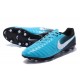 Nike Tiempo Legend VII FG 2017 Leather Soccer Cleats - Blue Black White