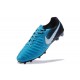 Nike Tiempo Legend VII FG 2017 Leather Soccer Cleats - Blue Black White