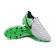 New Nike Tiempo Legend 7 FG K-leather Football Boots White Green