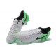 New Nike Tiempo Legend 7 FG K-leather Football Boots White Green