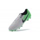 New Nike Tiempo Legend 7 FG K-leather Football Boots White Green