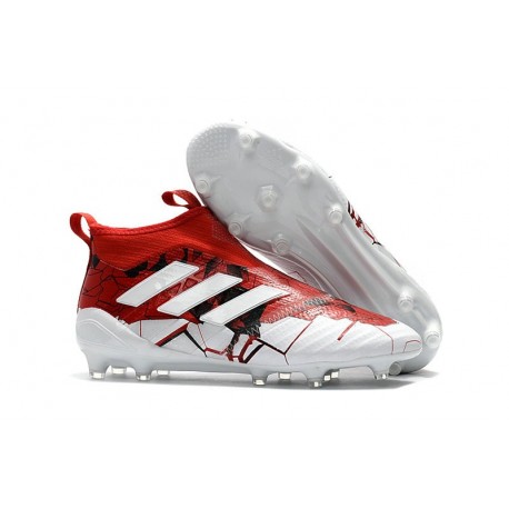 adidas ACE 17 Plus PureControl FG-AG Football Boots Red White
