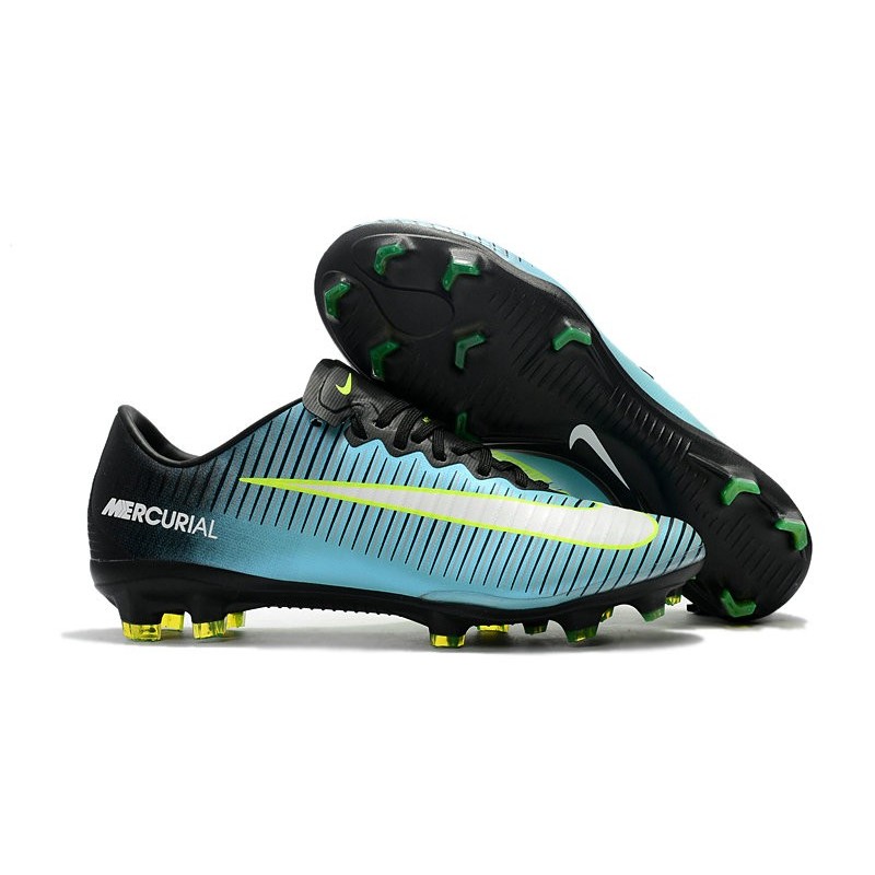 black and green nike football boots