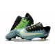 Nike Mercurial Vapor 11 FG Firm Ground Men Football Shoes Blue Black Green