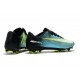 Nike Mercurial Vapor 11 FG Firm Ground Men Football Shoes Blue Black Green