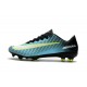 Nike Mercurial Vapor 11 FG Firm Ground Men Football Shoes Blue Black Green