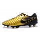 New Nike Tiempo Legend 7 FG K-leather Football Boots Gold Black