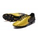 New Nike Tiempo Legend 7 FG K-leather Football Boots Gold Black