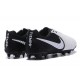 New Nike Tiempo Legend 7 FG K-leather Football Boots White Black