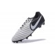 New Nike Tiempo Legend 7 FG K-leather Football Boots White Black