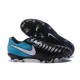 New Nike Tiempo Legend 7 FG K-leather Football Boots Blue Black