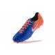 New Nike Tiempo Legend 7 FG K-leather Football Boots Blue Orange