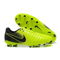 New Nike Tiempo Legend 7 FG K-leather Football Boots Green Black