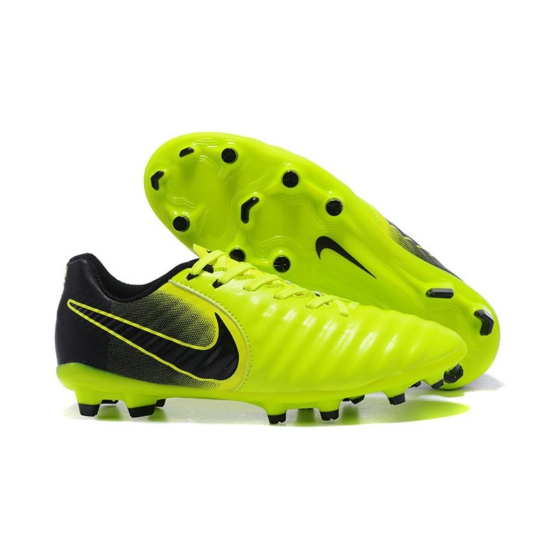 ze slaaf Geneigd zijn New Nike Tiempo Legend 7 FG K-leather Football Boots Green Black