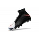 Nike Hypervenom Phantom III DF FG Tongueless Socccer Cleats - Black White Red