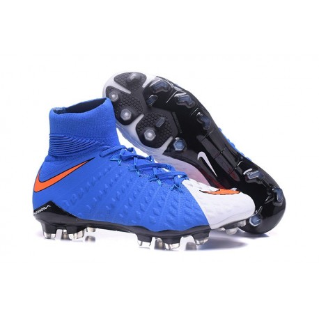 nike hypervenom phantom 3 blue and white