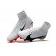 New Nike Mercurial Superfly 5 FG Firm Ground Soccer Cleats - White Black Red