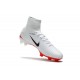 New Nike Mercurial Superfly 5 FG Firm Ground Soccer Cleats - White Black Red